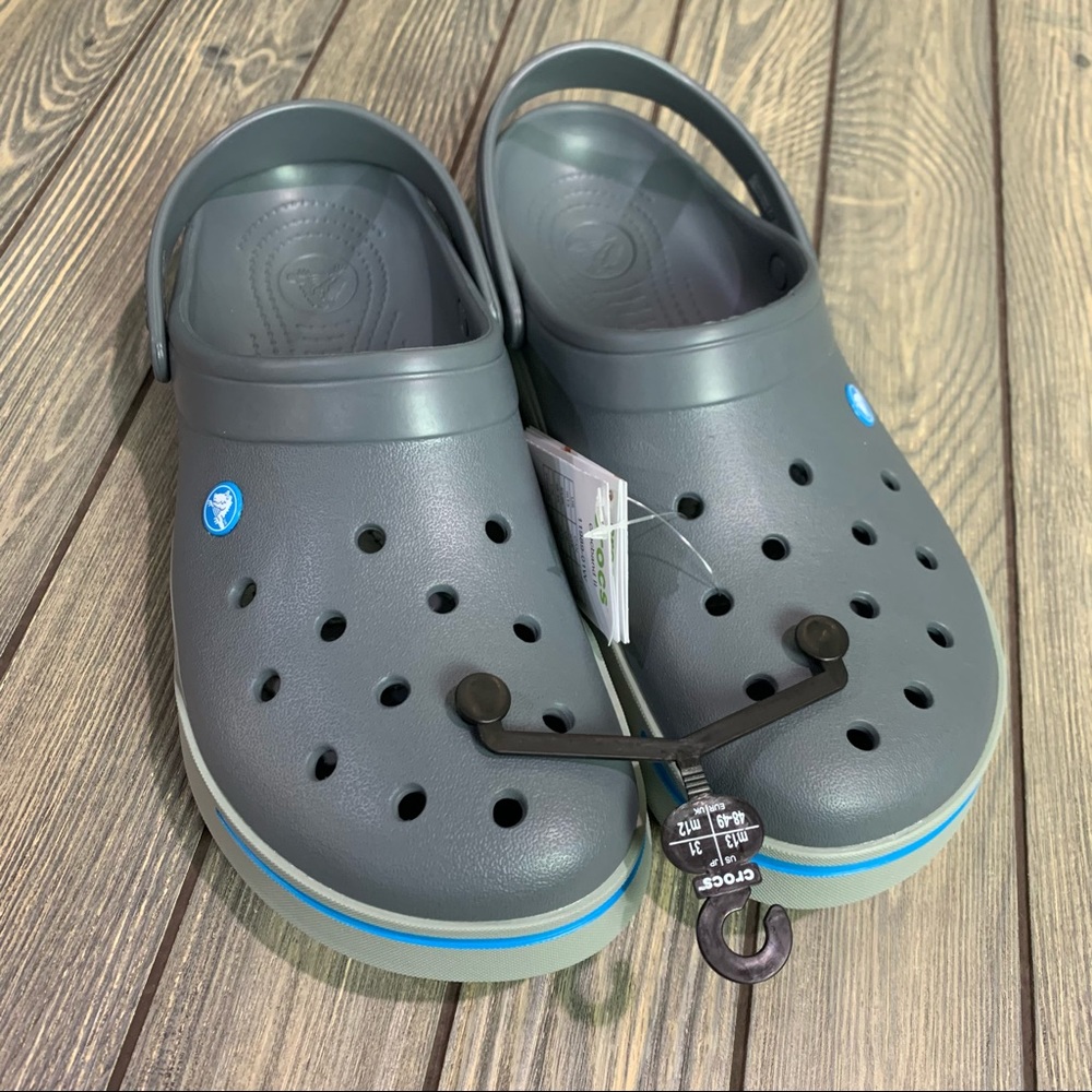 Men’s CROCS Crocband II Gray 12